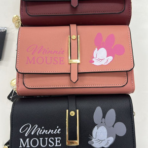 BILLETERA CARTERA MINNIE 3 COLORES