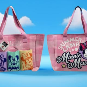 BOLSA DE PLAYA MINNIE ROSA 