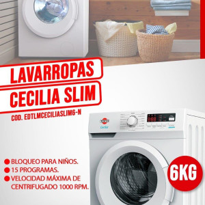 LAVARROPAS TOKYO CECILIA 6KG CARGA FRONTAL