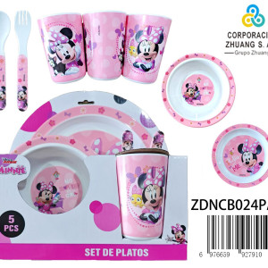 JUEGO DE PLATO 5PCS