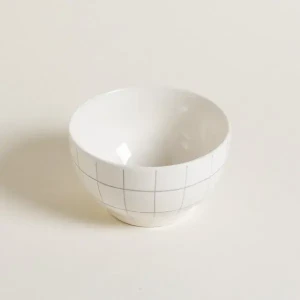 bowl de cerámica Blanco/gris