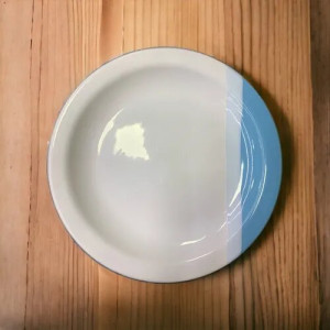Plato Llano Selecta - Azul degrade