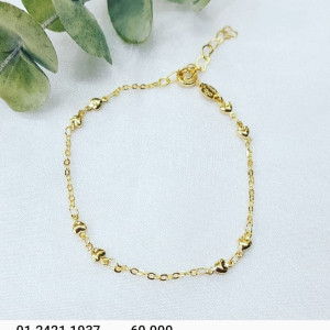 Pulsera enchapado en oro