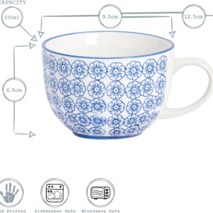 Taza p/te,capuchino de porcelana 