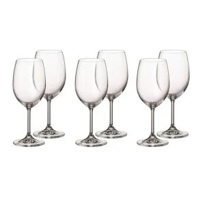 set de 6 copas bohemia cristallin 350 ml