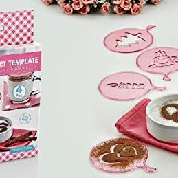 Molde para decoración taza - 4pcs 