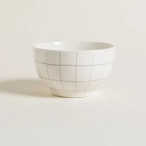 bowl de cerámica Blanco/gris
