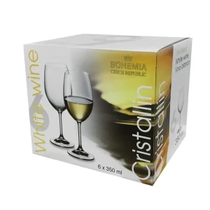 set de 6 copas bohemia cristallin 350 ml