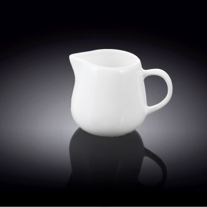 Cremera fina de porcelana blanco