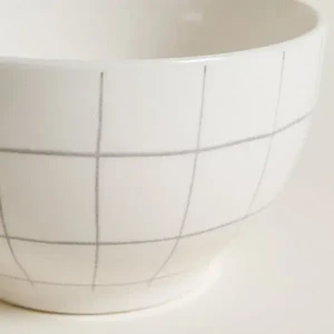bowl de cerámica Blanco/gris