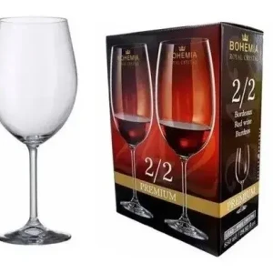 set x 2 copas bohemia cristal 850 ml