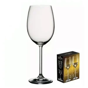 set 2 copas bohemia cristal 450 ml