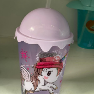 Vaso con Pajita y diseño