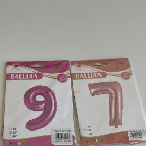 Globos de números N32
