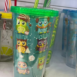Vaso con Pajita y diseño