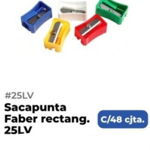 Sacapunta Faber rectangle. 25LV