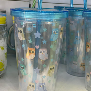 Vaso con Pajita y diseño