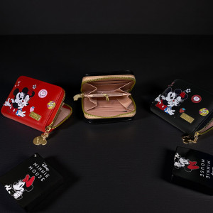 Billetera infantil Minnie y Mickey