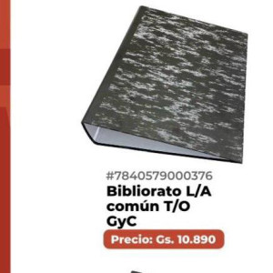 Bibliorato L/A común T/O GyC