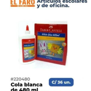 Cola Blanca de 480 ml 