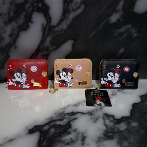 Billetera infantil Minnie y Mickey