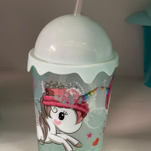 Vaso con Pajita y diseño