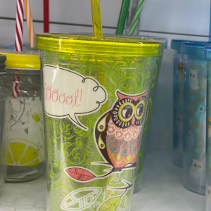 Vaso con Pajita y diseño