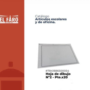 Hoja de dibujo N.2- Pte.x20