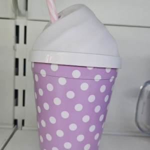 Vaso de motas con Pajita