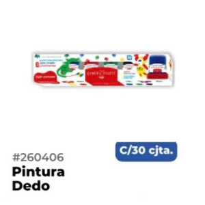 Pintura Dedo c/30 cjta.