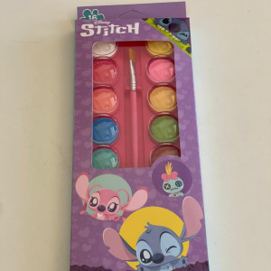 Acuarelas, 16 colores de Stich