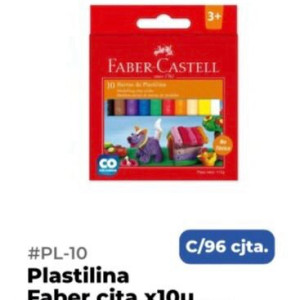Plastilina Faber cjta x10u