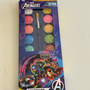 Acuarelas, 16 colores de Avengers