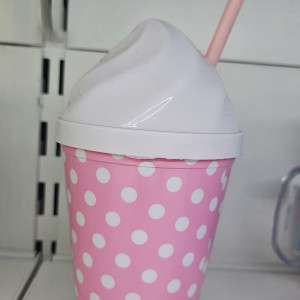 Vaso de motas con Pajita