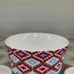 Bowl de cerámica con diseños 