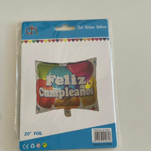 Globos feliz cumpleaños 