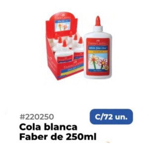 Cola Blanca Faber de 250 ml