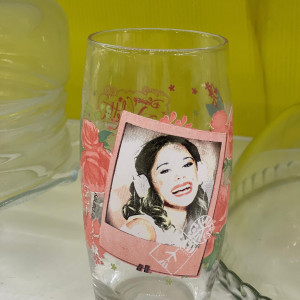 Vaso de vidrio Violetta 