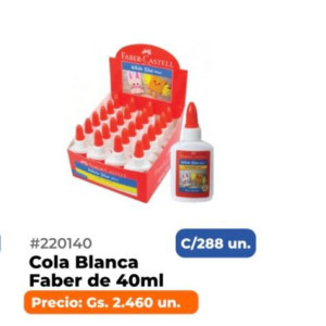 Cola Blanca Faber de 40ml