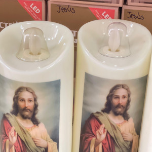 Velas con luz 