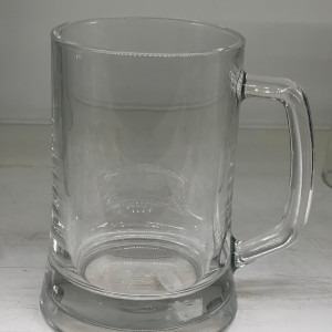 Vaso de vidrio liso 