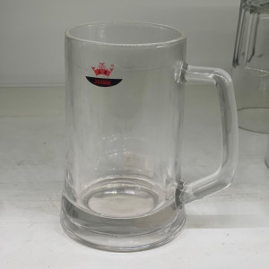 Vaso de vidrio liso 