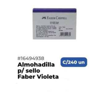 Almohadilla p/sello 