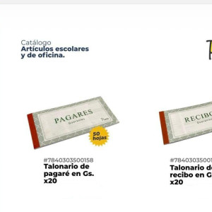 Talonario de Recibo 