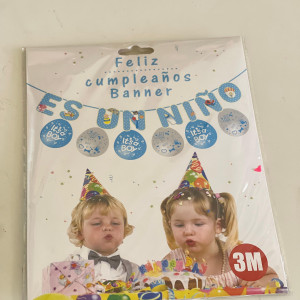 Banderines de baby shower