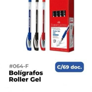 Caja Boligrafos roller gel 