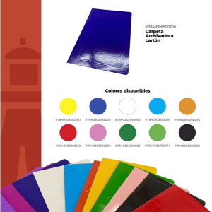 Carpeta archivadora carton