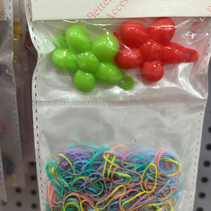 Gomitas de colores+ hebillas con diseño 