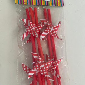 Pajitas con diseño 