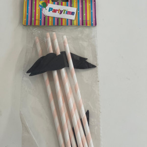 Pajitas con diseño 